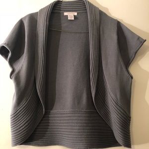 Grey knit shrug  XL